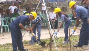 Paranas police station groundbreaking