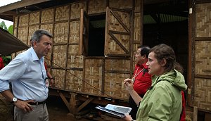 ICRC President Peter Maurer in Giporlos, Eastern Samar