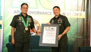 Army's 8ID Plaque of Recognition